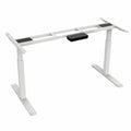 Bureau, réglable, coloris blanc, pour l’espace de travail