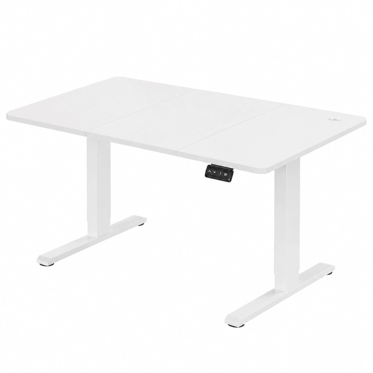 Bureau, réglable, coloris blanc, 120 x 60 cm, pour l’espace de travail