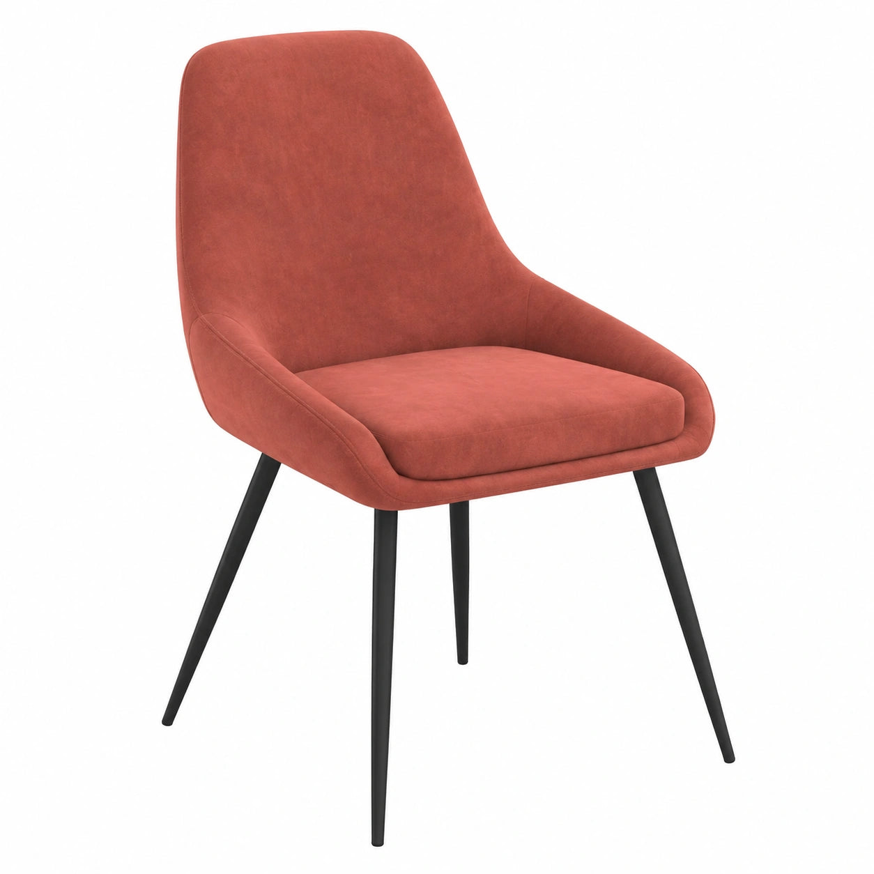 Chaise, en velours, coloris gris et beige, pour la salle à manger ou la cuisine