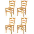 Chaise, coloris naturel, pour la salle à manger ou la cuisine