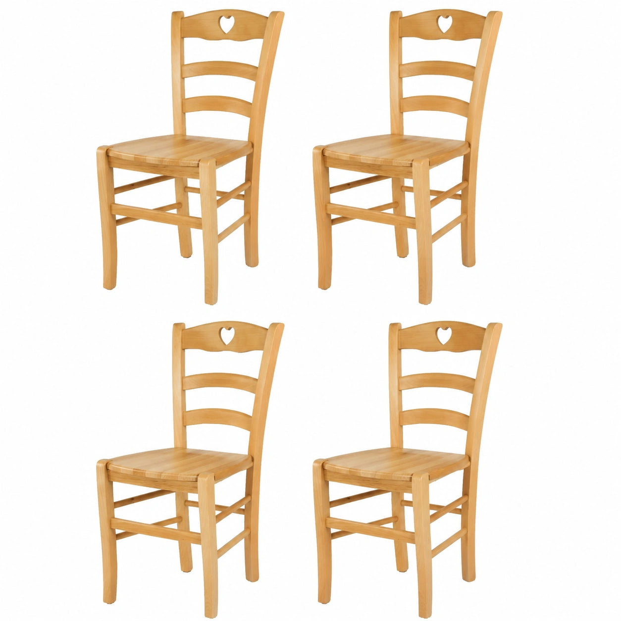 Chaise, coloris naturel, pour la salle à manger ou la cuisine